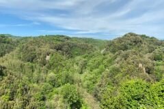 Paesaggio della Maremma da Piazza del Poggio a Sorano