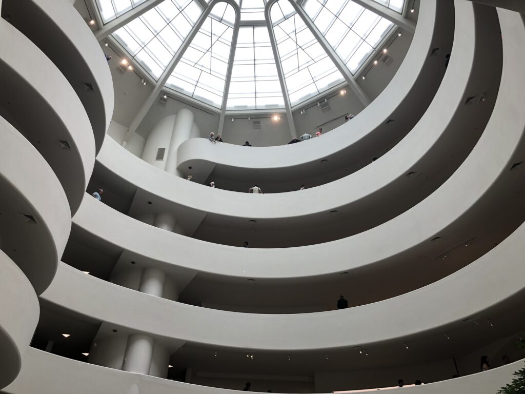 Interno del Guggenheim Museum di New York