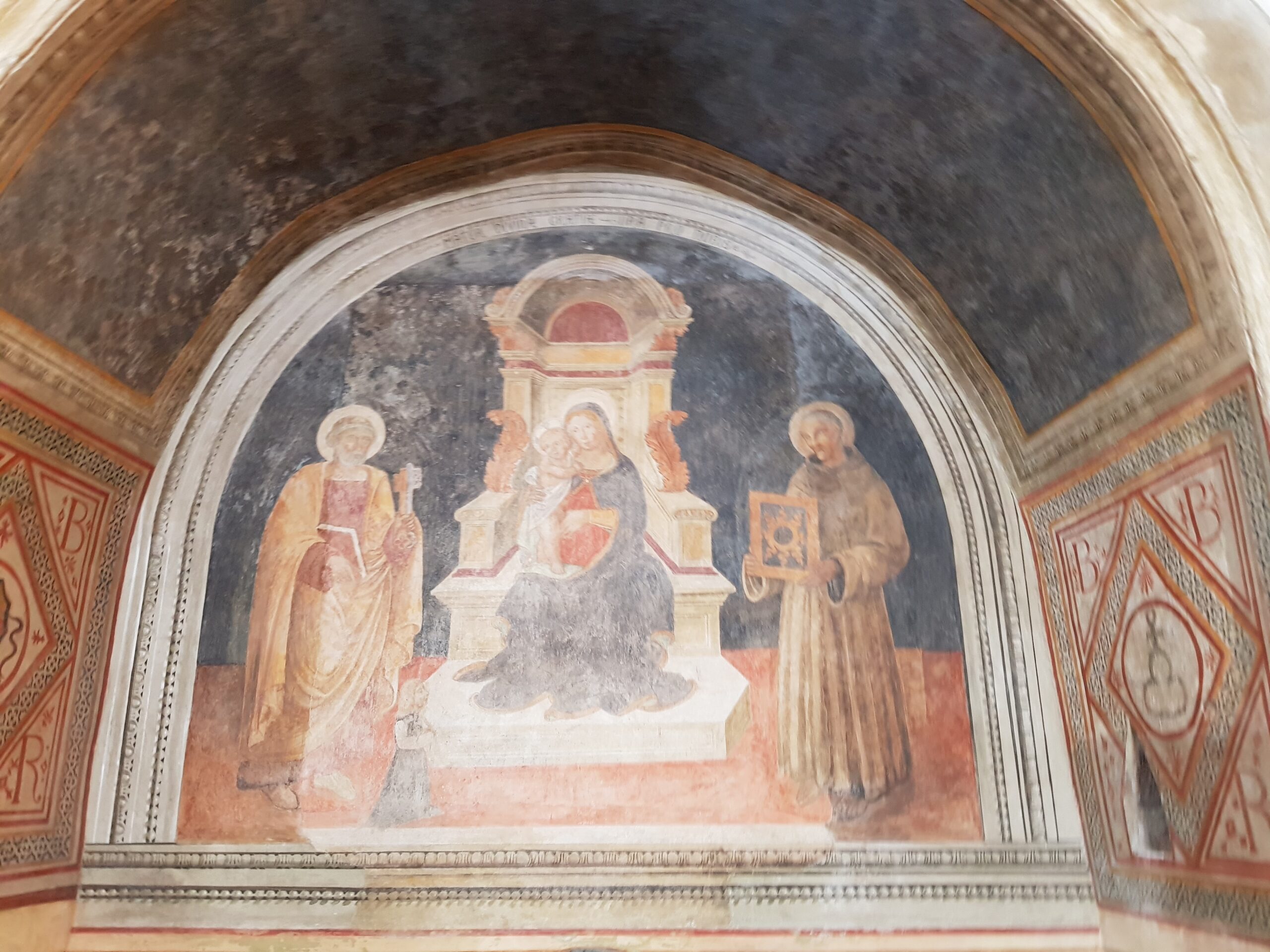 Affresco della Pieve di San Nicola a Capalbio