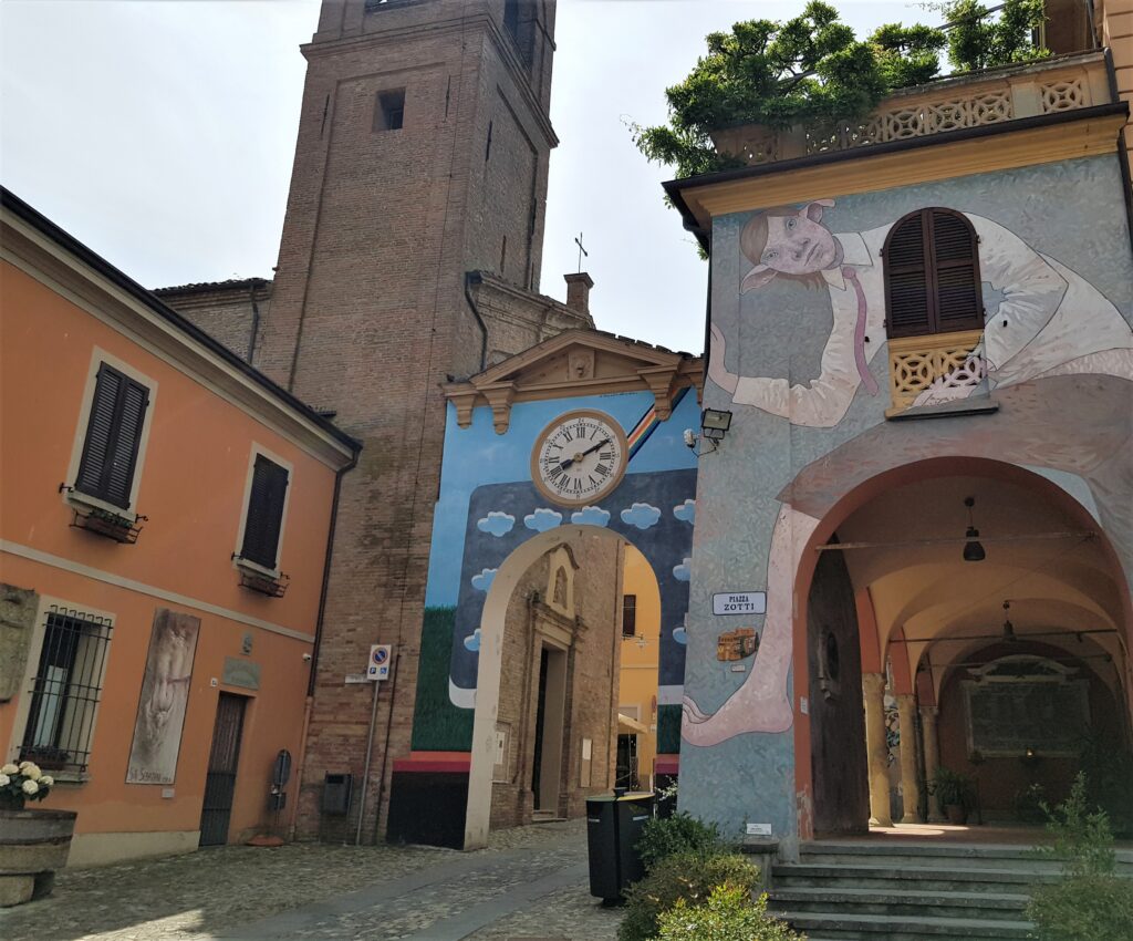 L'Arcobaleno, murales di Dozza da vedere durante un giro del borgo