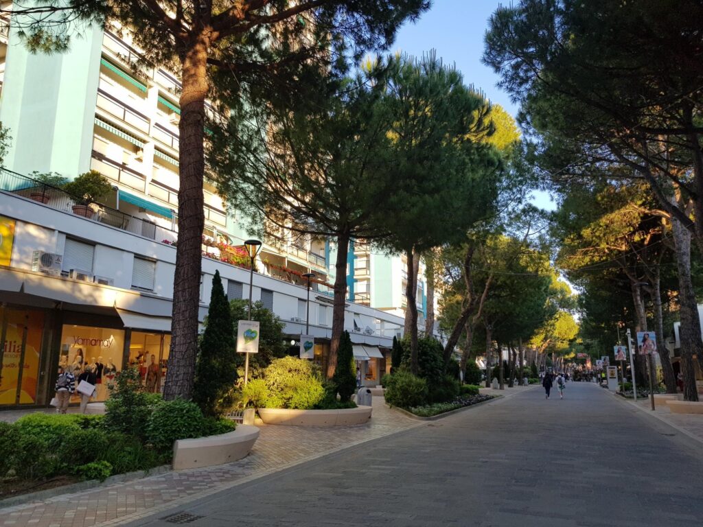 Il centro di Milano Marittima