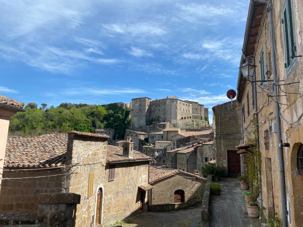 Fortezza Orsini a Sorano in Toscana