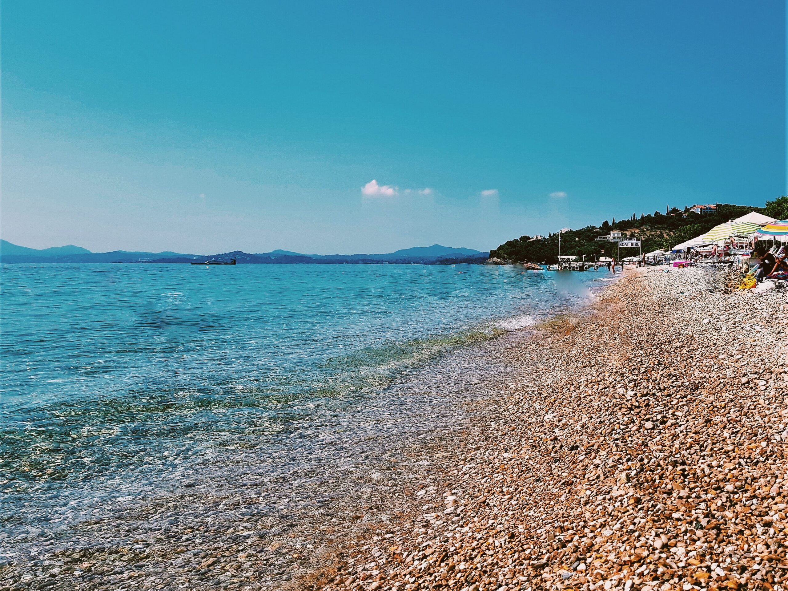 La spiaggia di Barbati a Corfù