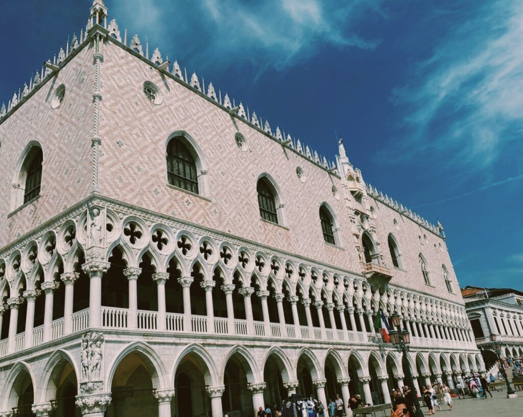 Il Palazzo Ducale in Piazza San Marco a Venezia
