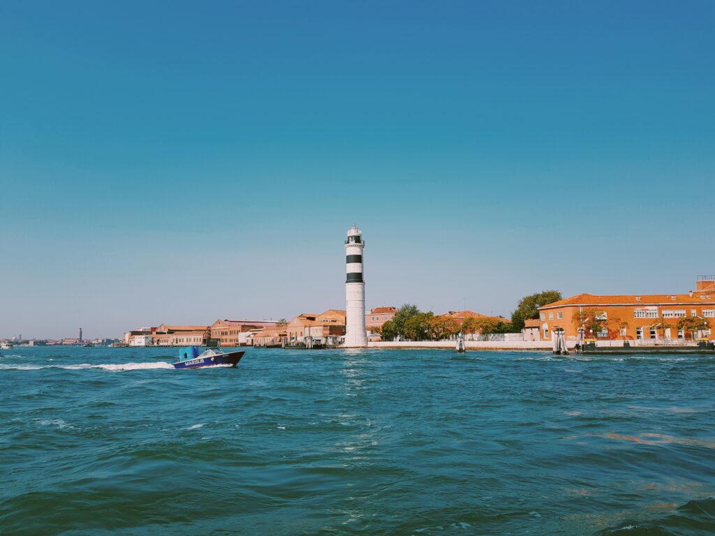 Isola di Murano nella laguna veneziana