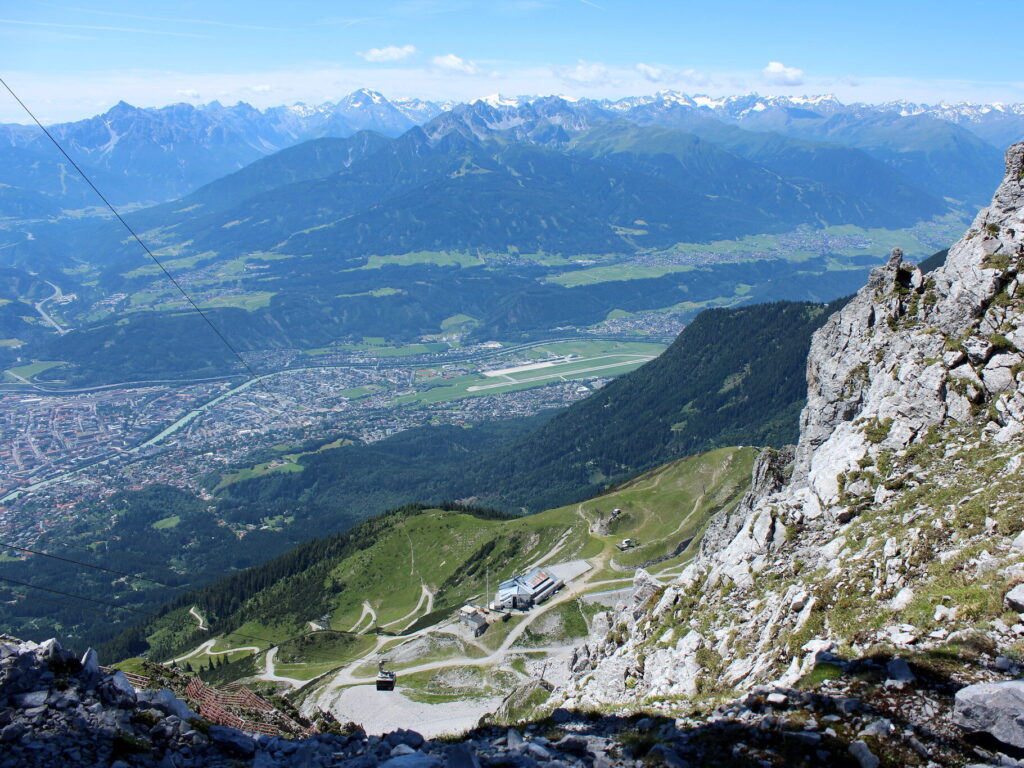 Vista dalla Funivia Nordkette di Innsbruck