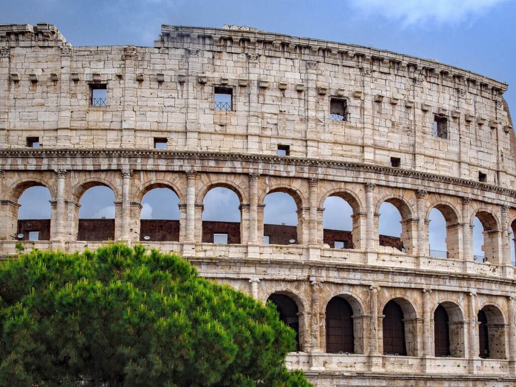 Colosseo di Roma , particolare della struttura