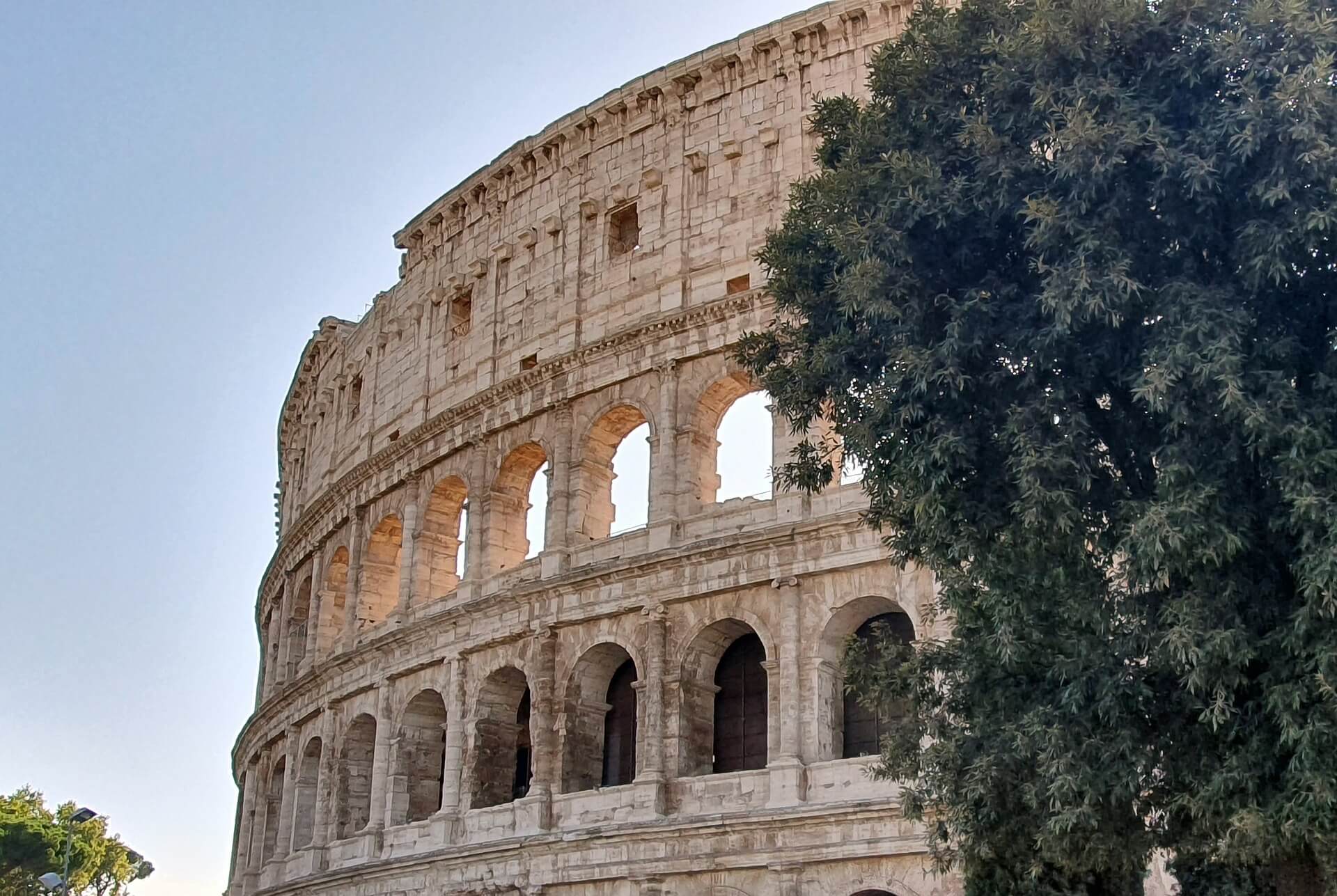 Particolare del Colosseo di Roma