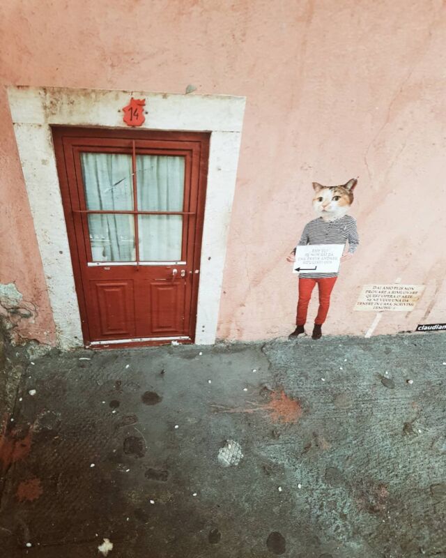 L'arte è ovunque, questo piccolo gatto con il maglione, si trova in un angolo di via Indipendenza a Bologna.

Si tratta di uno strano personaggio, che quasi non si nota, alto più o meno 20 centimetri...

Se ne trovate altri in giro fatemi sapere, perché sono troppo curiosa di scoprire se ce ne sono altri in giro per la città!
.
.
.
 #bolognaitaly #city #artist #bolognacitta #streetartist #bolognagram #artistsoninstagram #artistoninstagram #artofinstagram #artstagram #cityart #streetartofficial #streetart #artistic #streetartglobe #artistsofinstagram #citybestpics #city_explore #streetart_daily #streetartlovers #streetartandgraffiti #citycaptures #artoninstagram #bologna_photogroup #artcollector #centrostoricobologna